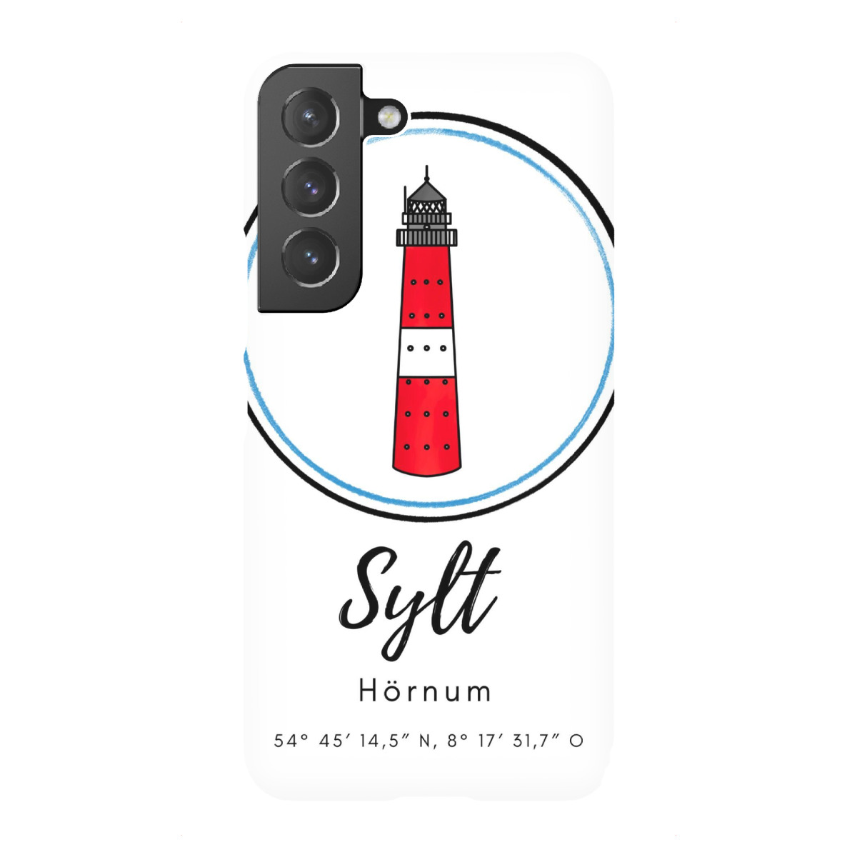 "Leuchtturm Sylt Hörnum"für Samsung Galaxy - Premium-Case Handyhülle artboxONE