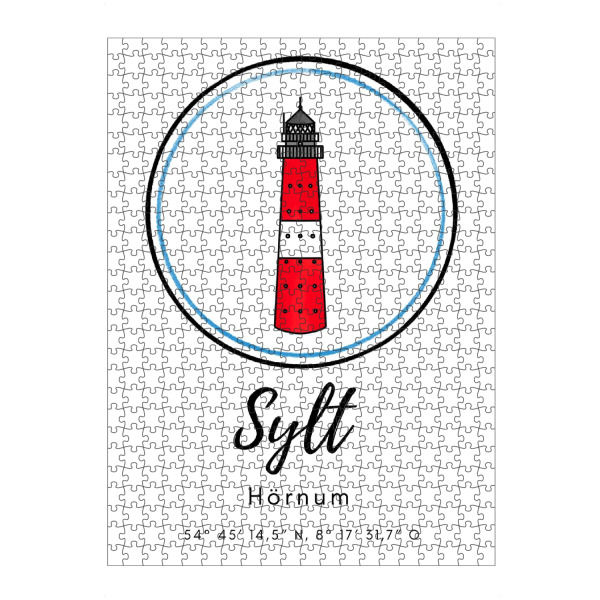 artboxONE Puzzle "Leuchtturm Sylt Hörnum" artboxONE - Reise,Architektur,Reise / Strand und Meer