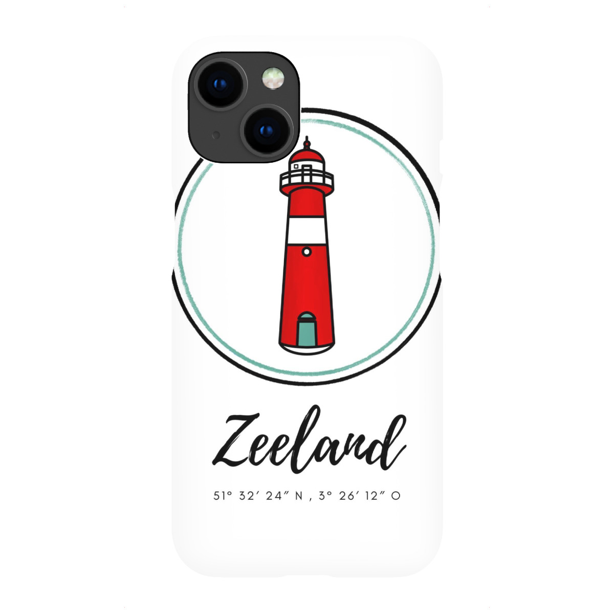 iPhone "Leuchtturm Zeeland Niederlande" Premium-Case Handyhülle artboxONE