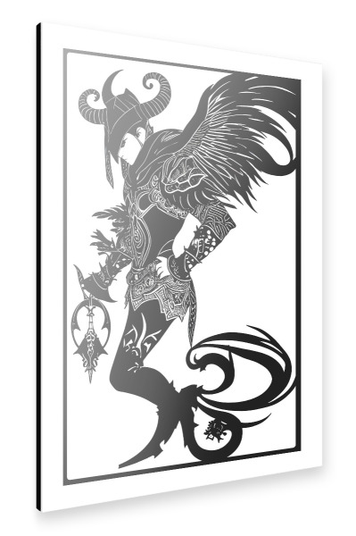 Alu-Dibond "Dark Angel" 30x20 cm artboxONE