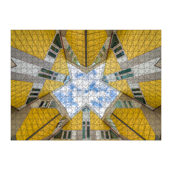 Puzzle Ravensburger "Kubushäuser in Rotterdam" artboxONE - Städte,Reise,Architektur
