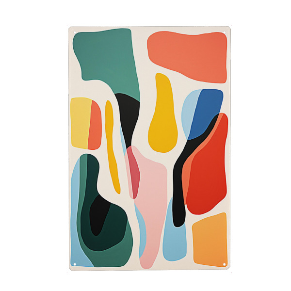 Holzbild "Organische Formen" artboxONE - Abstrakt,Geometrie