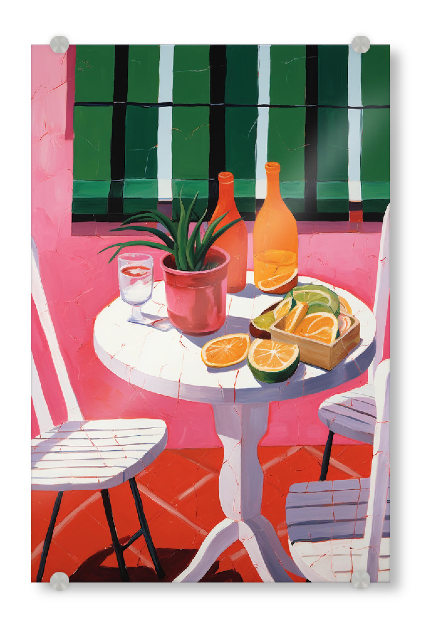 Acrylglasbild "Sommer Zeit" artboxONE - Reise,Essen & Trinken,Abstrakt