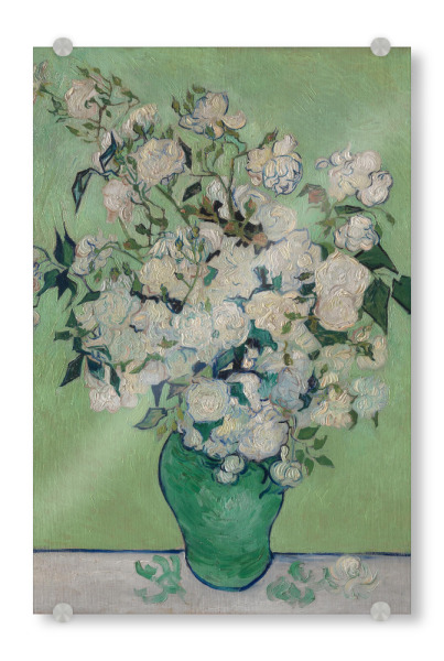 Acrylglasbild "Grüne Vase" artboxONE - Natur,Floral,Abstrakt