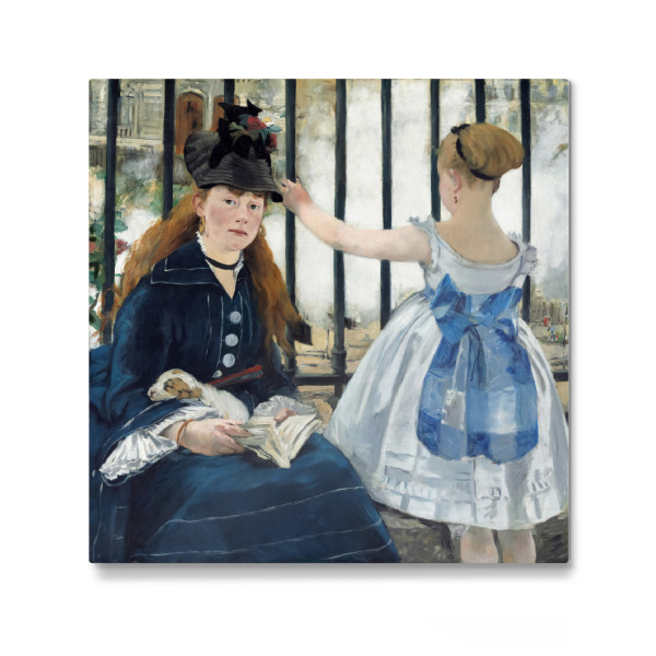 Galerie-Print "Die Eisenbahn" 30x30 cm artboxONE