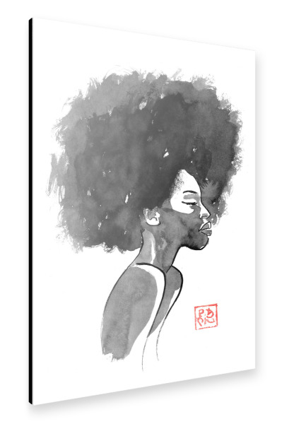 Alu-Dibond "Afro-Haare" 30x20 cm artboxONE