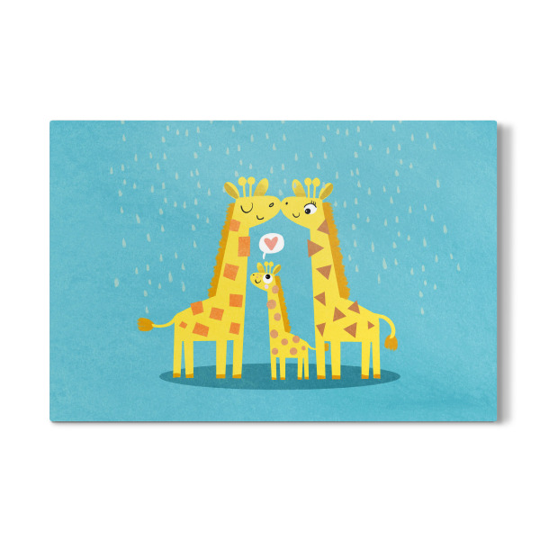 Galerie-Print "Familie Giraffe" 30x20 cm artboxONE
