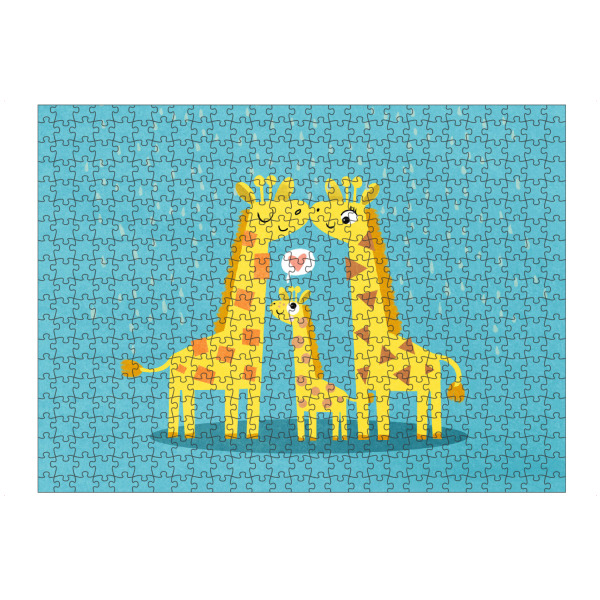 artboxONE Puzzle "Familie Giraffe" artboxONE - Für Kinder
