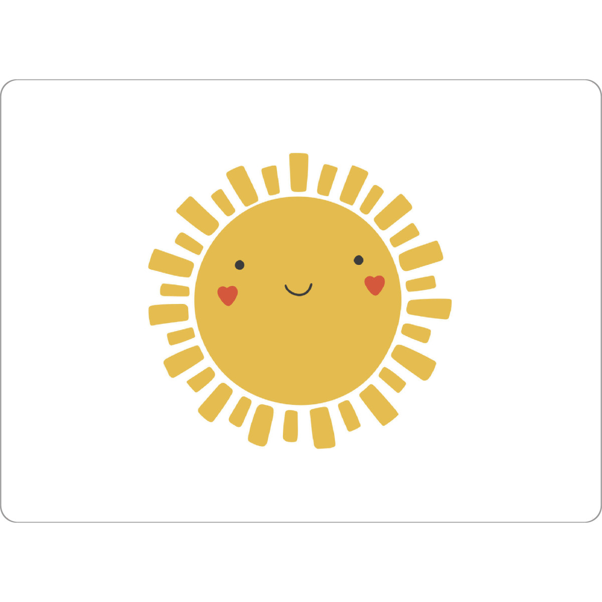 Tischset "Illustration der Babysonne" artboxONE - Tiere,Abstrakt