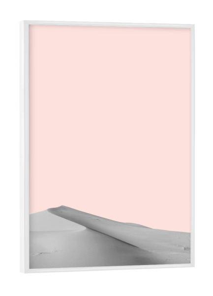 Poster mit weißem Rahmen "Minimalist desert B" artboxONE - Natur - Deserto,Paisagem,Colagem,Natural,Texturas,Sol,Pôr do sol,Pintura,Fotografie