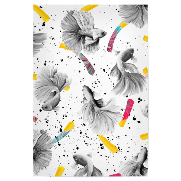 Poster "Fish & Chips" artboxONE - Tiere,Lustig
