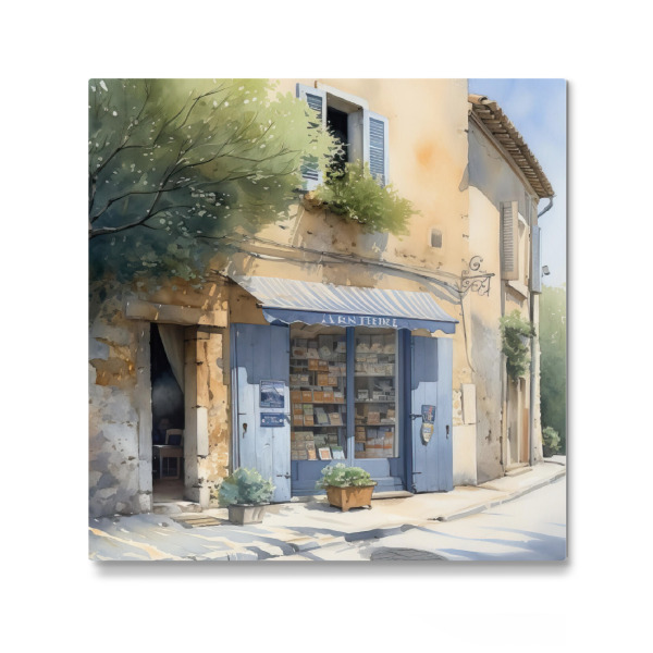 Galerie-Print "Dorfladen B" 30x30 cm artboxONE