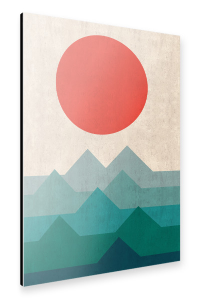 Alu-Dibond "Axpressive sunset B" 30x20 cm artboxONE