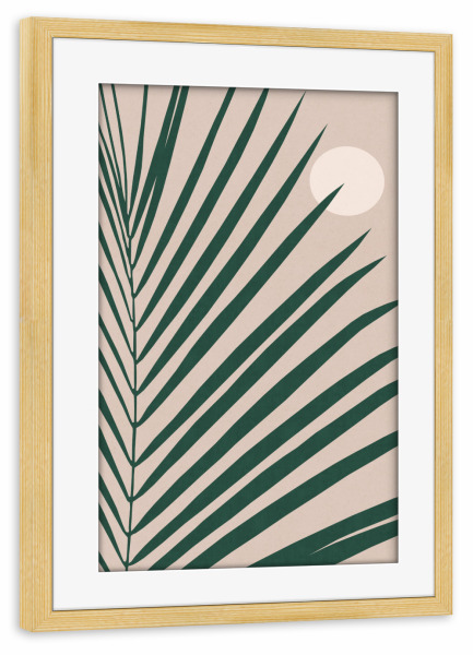 Poster mit Rahmen kiefer "Cacti E" artboxONE - Natur,Floral - Plant,Cacti,Nature,Flowers,Floral,Leaves,Garden,Cactus,Watercolor,Painting