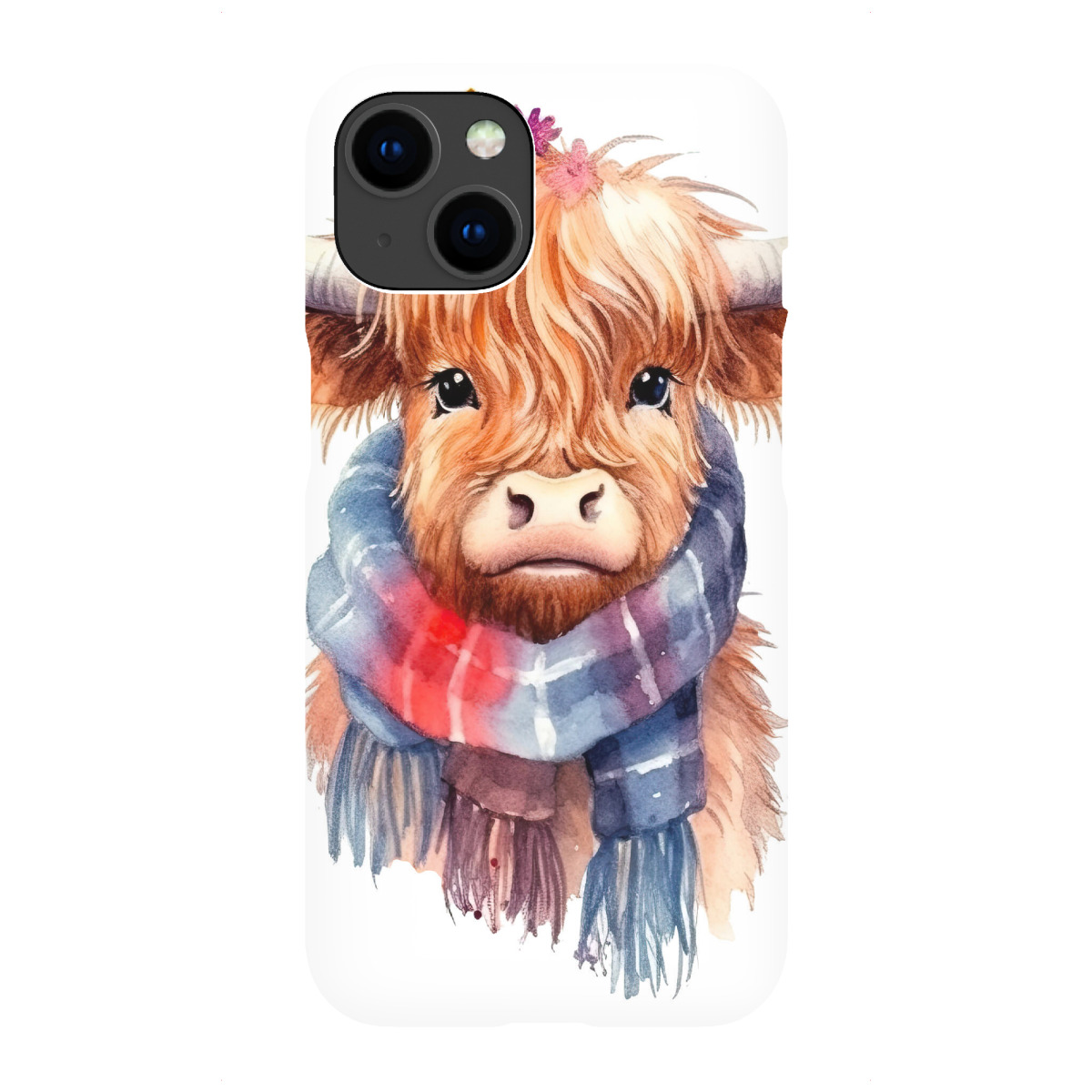 iPhone "Highland Cow Schal G" Premium-Case Handyhülle artboxONE