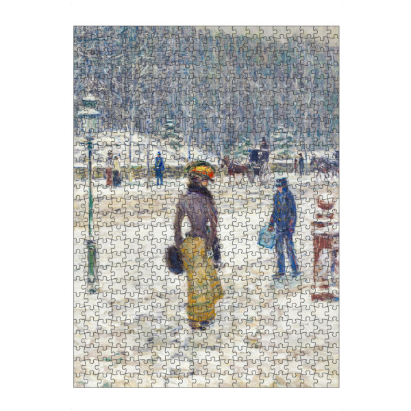 artboxONE Puzzle "Schnee in New York" artboxONE - Städte,Städte / New York,Reise,Architektur,Für Mama