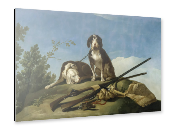 Alu-Dibond "Jagdhunde" 30x20 cm artboxONE
