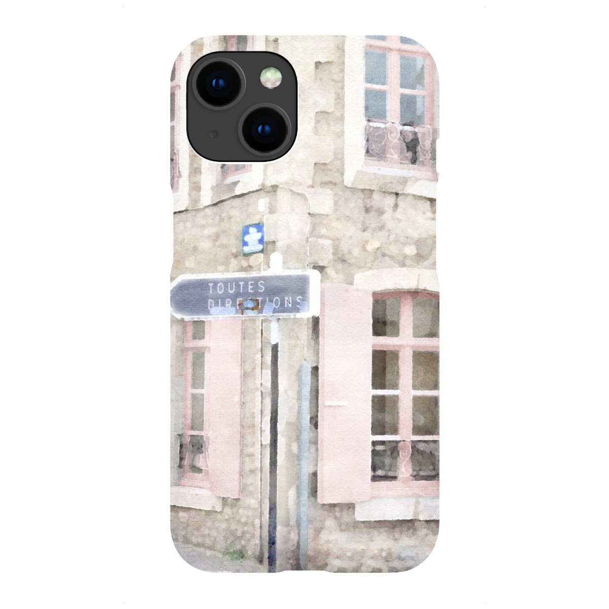 iPhone "Rosa Fensterläden" Premium-Case Handyhülle artboxONE