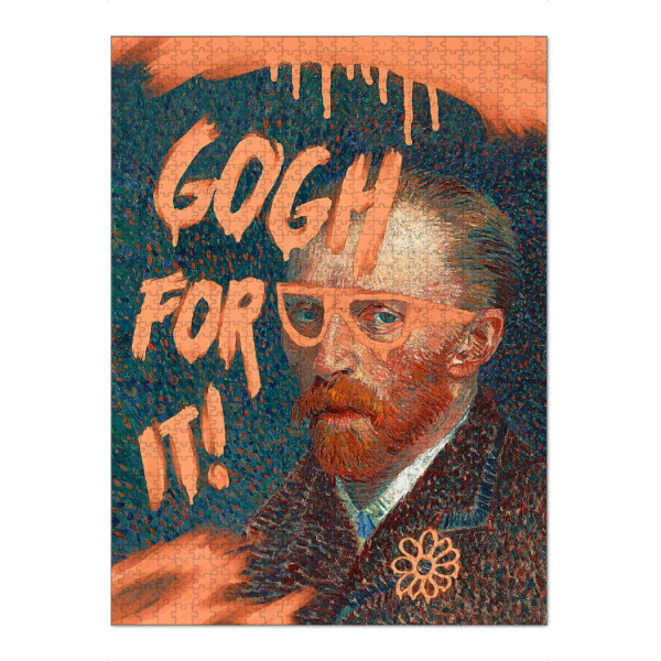 Puzzle Ravensburger "Gogh dafür" artboxONE - Lehrersprüche,Lustig