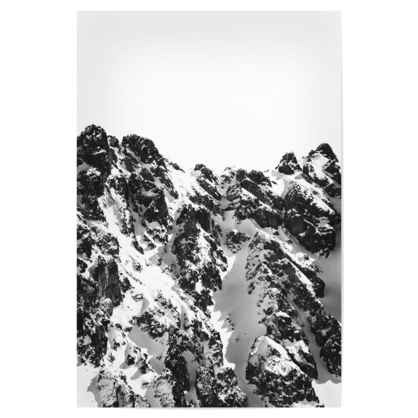 Poster 30x20 cm "Berggipfel - verschneit" artboxONE - Natur,Reise