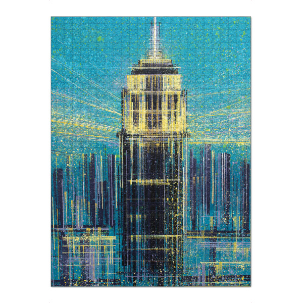 Puzzle Ravensburger "Das Empire State Building" artboxONE - Städte / New York,Reise,Abstrakt,Architektur