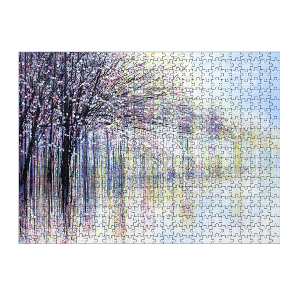 Puzzle Ravensburger "Waterside Spring Blossom" artboxONE - Natur,Floral,Abstrakt