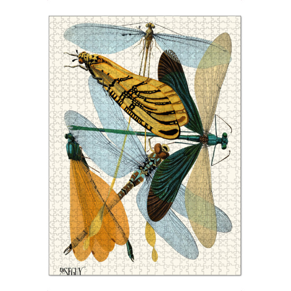 Puzzle Ravensburger "Séguy - Libellen" artboxONE - Typografie,Natur,Tiere