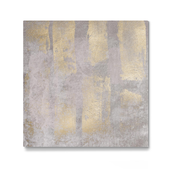 Galerie-Print "Rosa und graues abstraktes G" 30x30 cm artboxONE