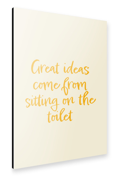 Alu-Dibond "Badezimmerideen" 30x20 cm artboxONE