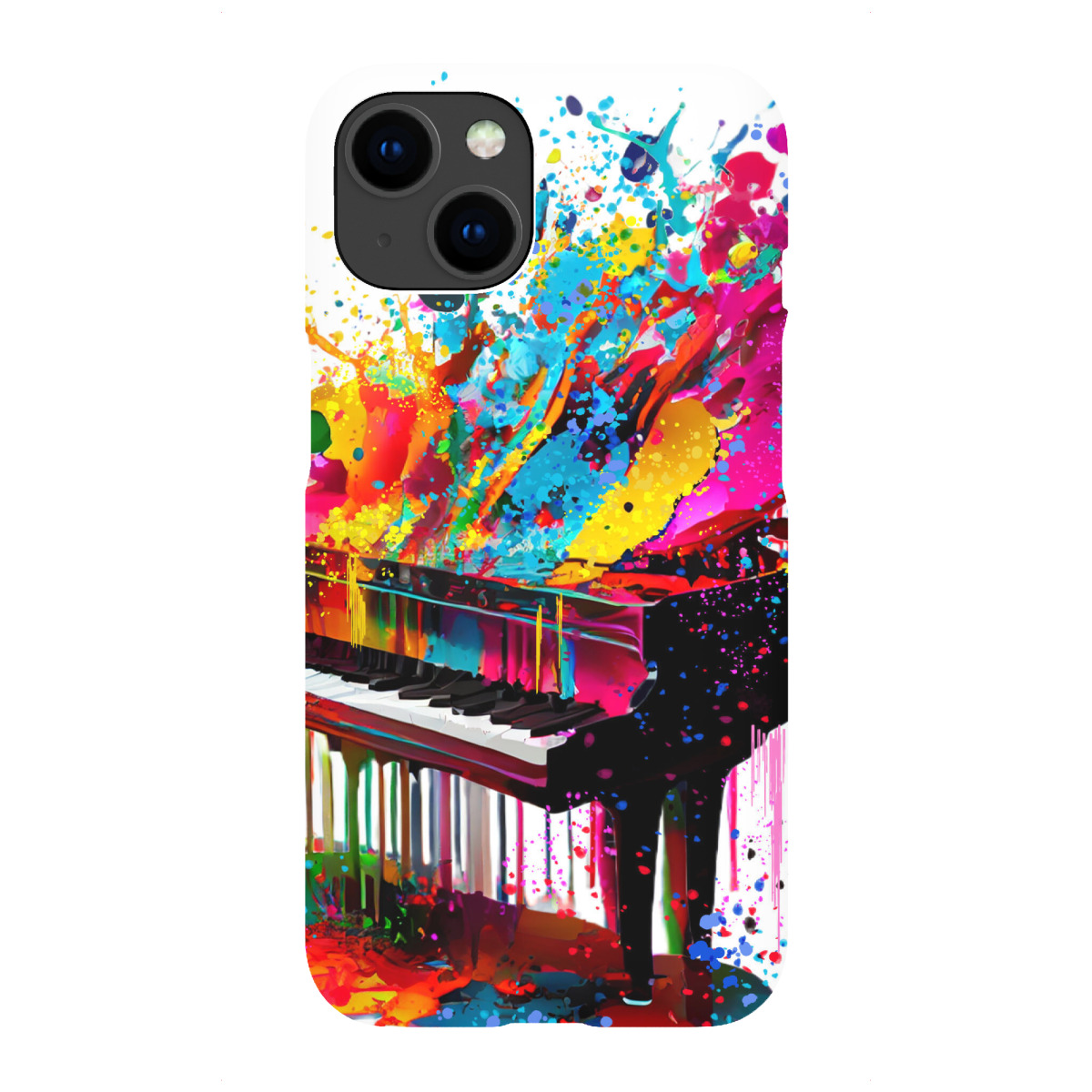 "Buntes Klavier"für iPhone - Premium-Case Handyhülle artboxONE