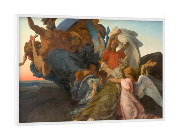 Poster mit weißem Rahmen "Tod von Moses" artboxONE - Reise,Menschen,Für Mama,Für Papa,Männer