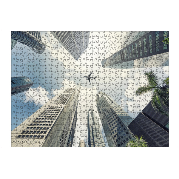 Puzzle Ravensburger "Modernes Leben" artboxONE - Städte,Reise,Architektur,Reise / Asien,Städte / Singapur