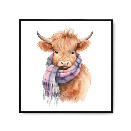 Highland Cow Scarf