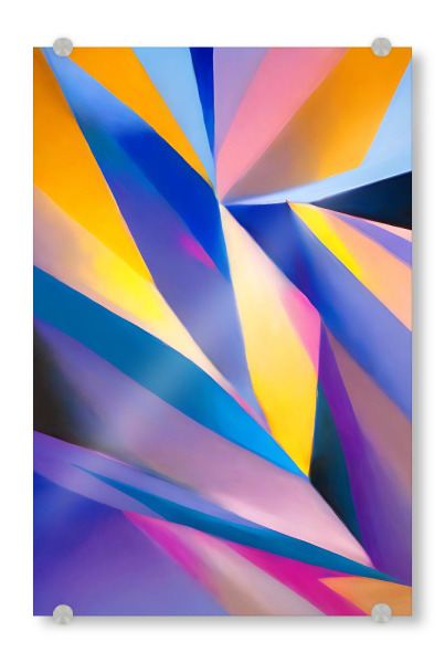 Acrylglasbild "Gemalte Gedanken" artboxONE - Abstrakt