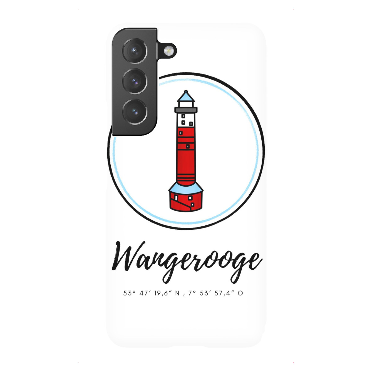 "Leuchtturm Wangerooge"für Samsung Galaxy - Premium-Case Handyhülle artboxONE
