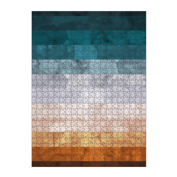 artboxONE Puzzle "Watercolor collage B" artboxONE - Abstrakt