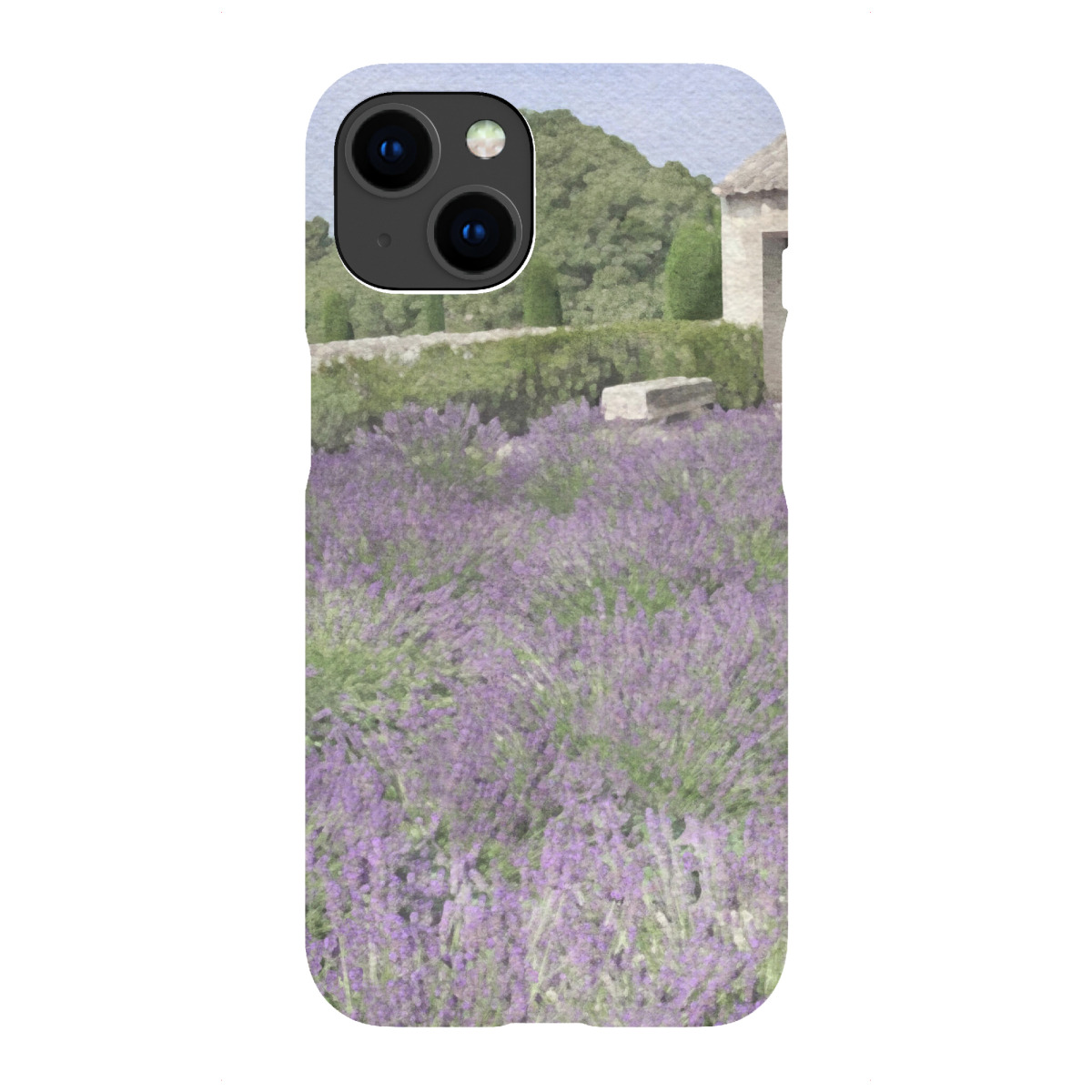"Lavendelfeld C"für iPhone - Premium-Case Handyhülle artboxONE