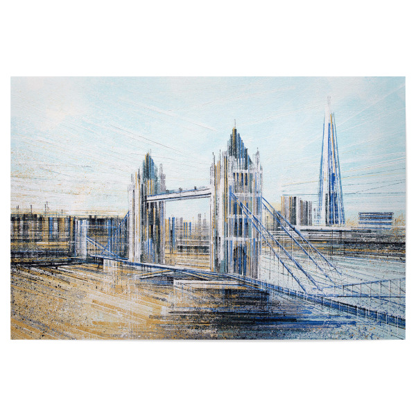 Poster "Nachmittag der London Tower Bridge" artboxONE - Städte / London,Architektur - London,Architektur,Stadt