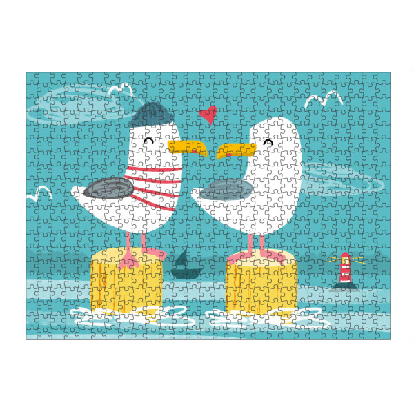 Puzzle Ravensburger "Möwen Freunde" artboxONE - Für Kinder,Tiere
