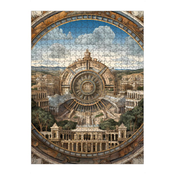 Puzzle Ravensburger "Zivilisationen - Trier" artboxONE - Städte,Abstrakt,Architektur
