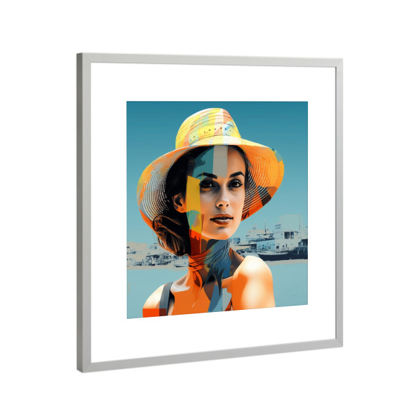 Poster mit Rahmen Silber "Captivating Cap Ferret" artboxONE - Menschen,Reise / Strand und Meer,Liebe,Für Mama,Für Papa