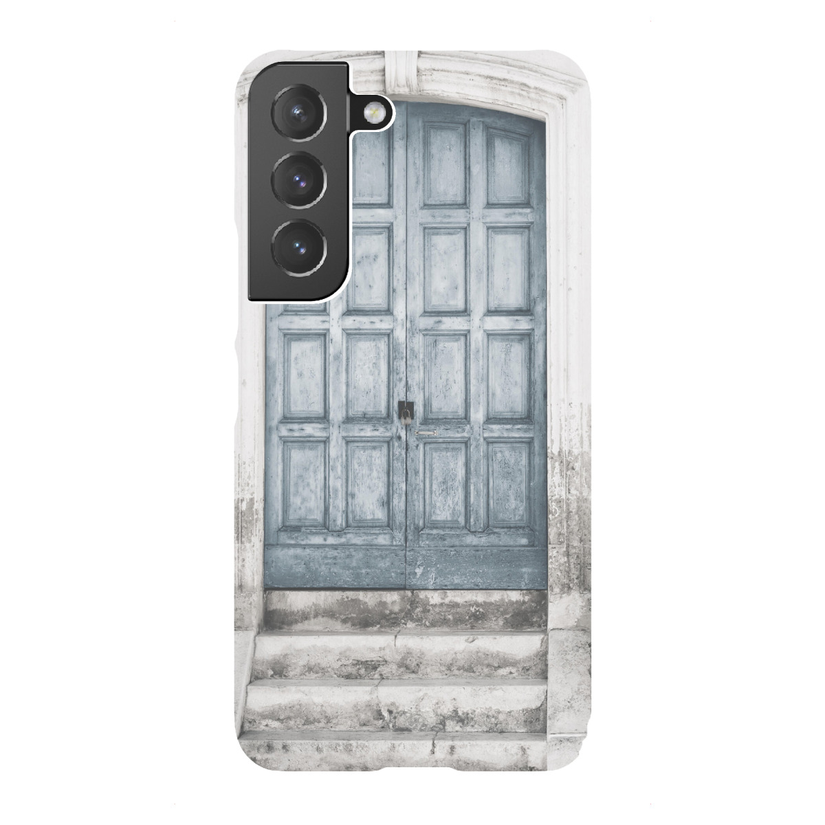 Samsung Galaxy "Staubige blaue Tür C" Premium-Case Handyhülle artboxONE