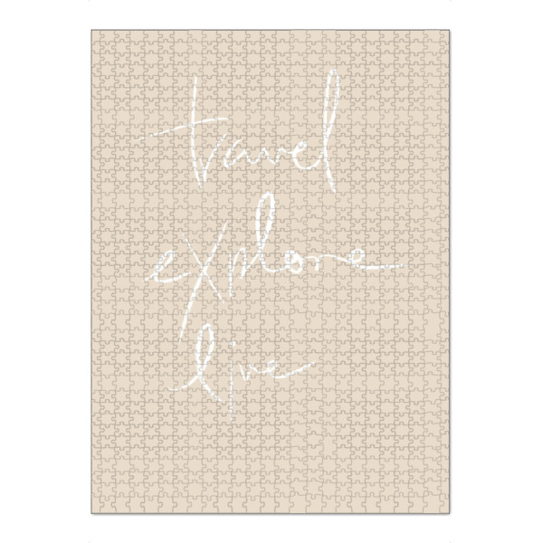 Puzzle Ravensburger "Travel explore and live" artboxONE - Typografie,Reise