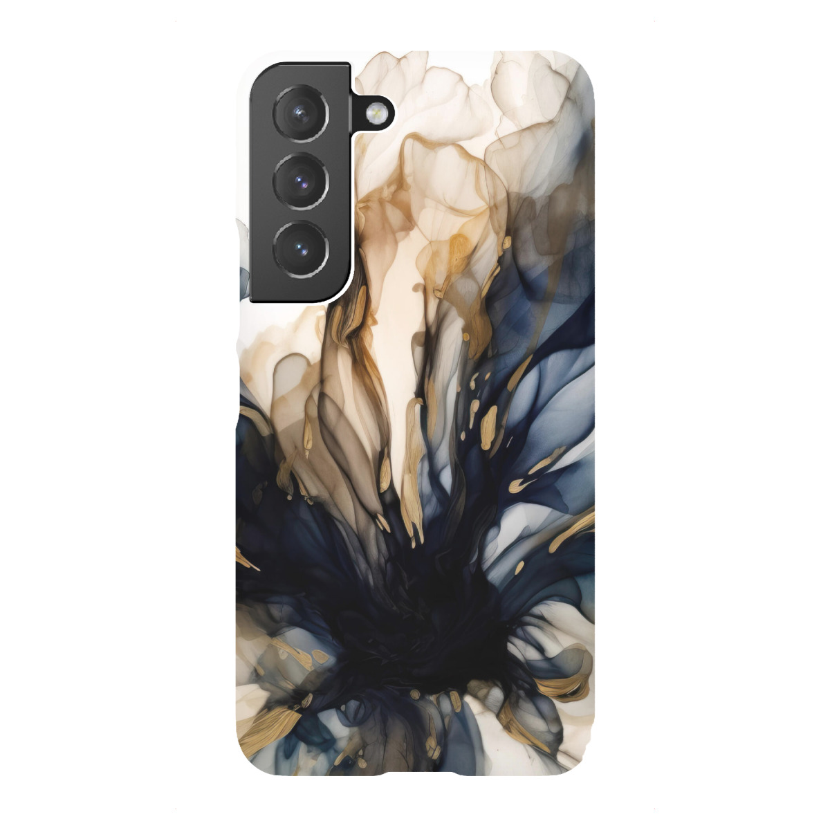Samsung Galaxy "Navy und Gold Botanicals G" Premium-Case Handyhülle artboxONE