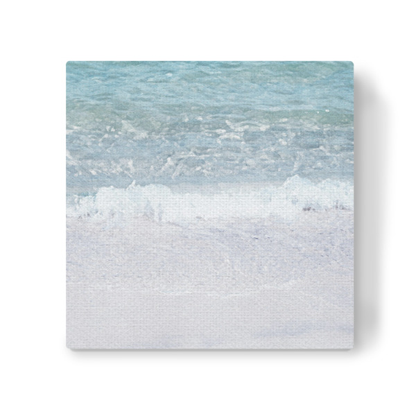 Leinwandbild "Rollende Wellen" artboxONE - Reise / Strand und Meer - Strand,Meer,Wellen,Sand,Küste,Küste,Meer,Ufer