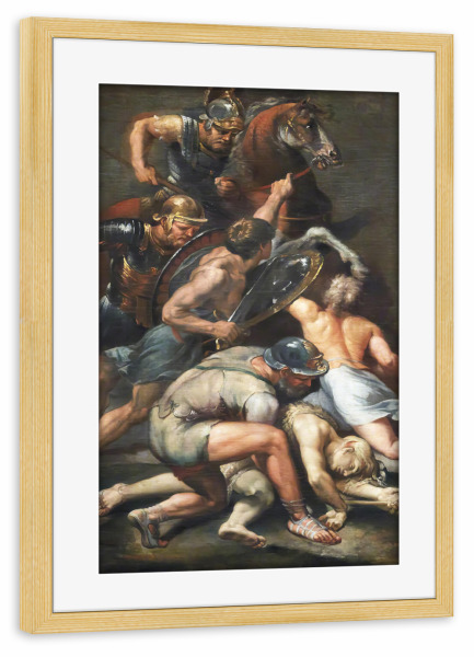 Poster mit Rahmen kiefer "Schlacht von Konstantin" artboxONE - Reise,Menschen,Für Mama,Für Papa,Männer