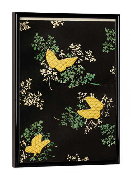 Poster mit schwarzem Rahmen "Abstrakte Schmetterlinge" artboxONE - Floral,Tiere,Abstrakt