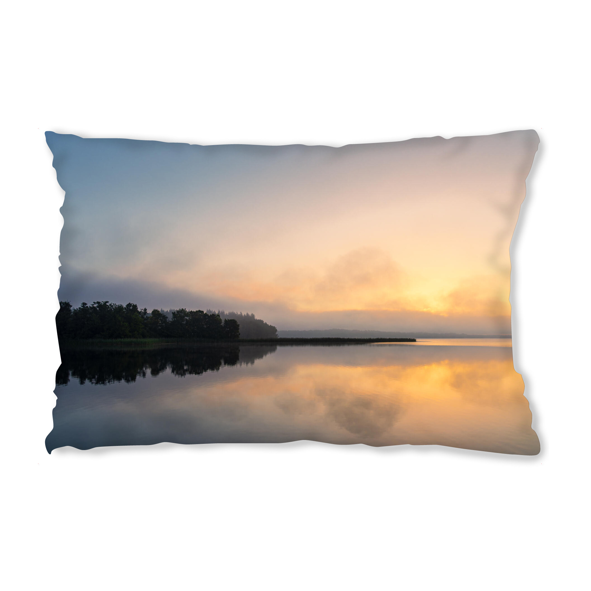 Design-Kissen "Morgens am Schaalsee" artboxONE - Natur,Reise