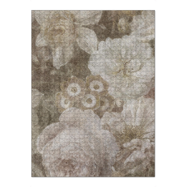 Puzzle Ravensburger "Floraler Grunge F" artboxONE - Floral,Abstrakt - Blumen,Blumen,Grunge,Verzweifelt - Bild blumen