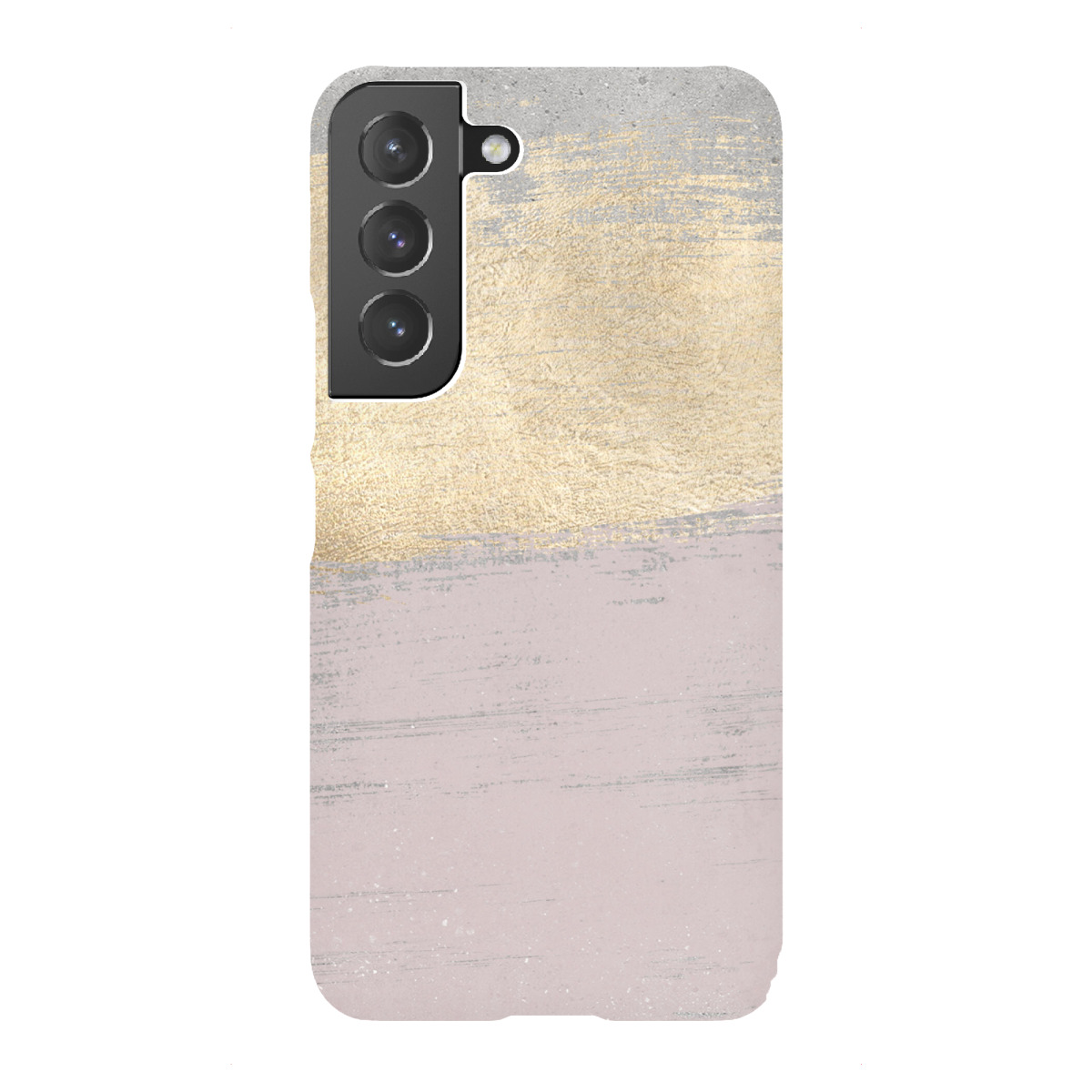 Samsung Galaxy "Rosa und graues abstraktes O" Premium-Case Handyhülle artboxONE